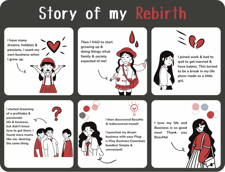 Story of Rebirth BossMa babies and business metamorphosis business playbook
