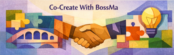 Co create partner with BossMa